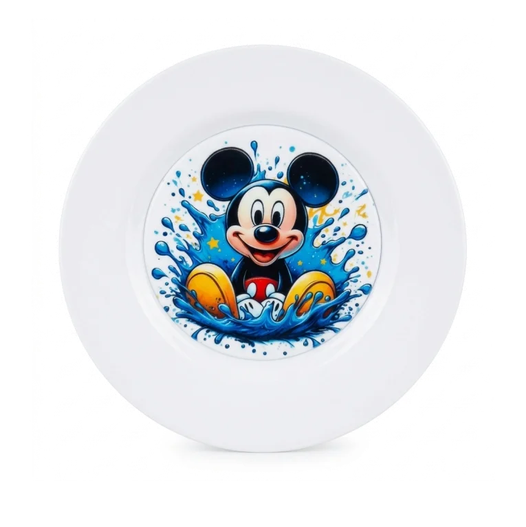 PLATO PLASTICO SUBLIMABLE 11 CM DIAMETRO