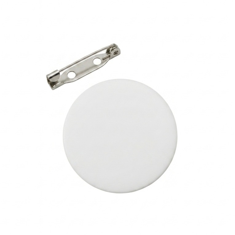 PIN SUBLIMABLE 5 CM CON GANCHO