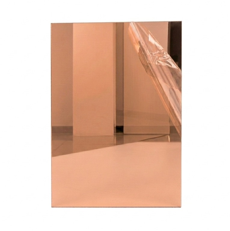 ACRÍLICO ESPEJO ORO ROSADO <br>  2mm- 244 x 122cm